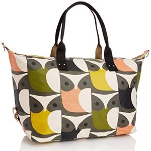 NWT sold out Orla Kiely Big Owl Print Zip Holdall